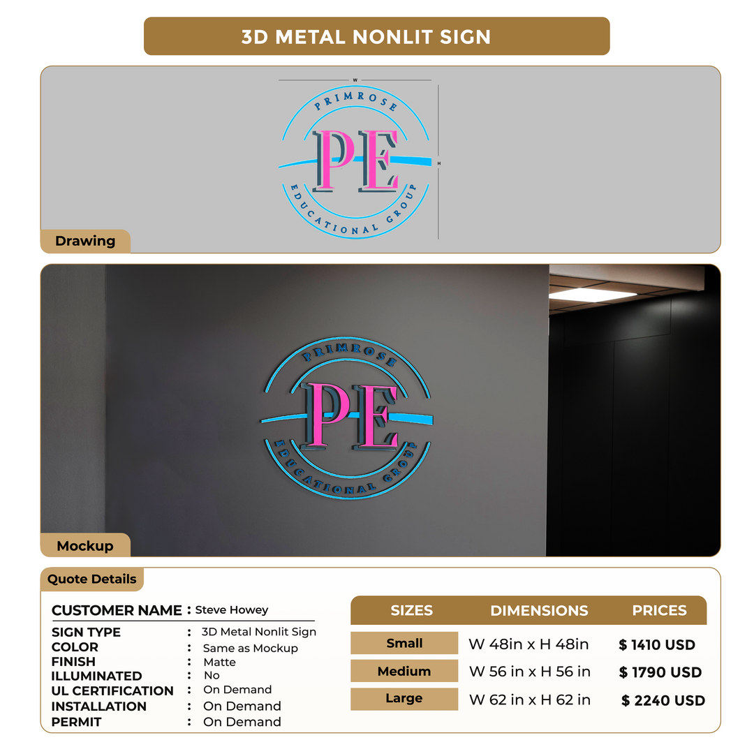 custom signs for Steve Howey