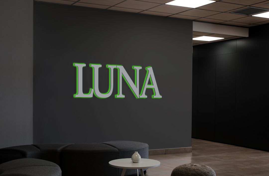 3D Metal Backlit Sign for Jesus Sosa