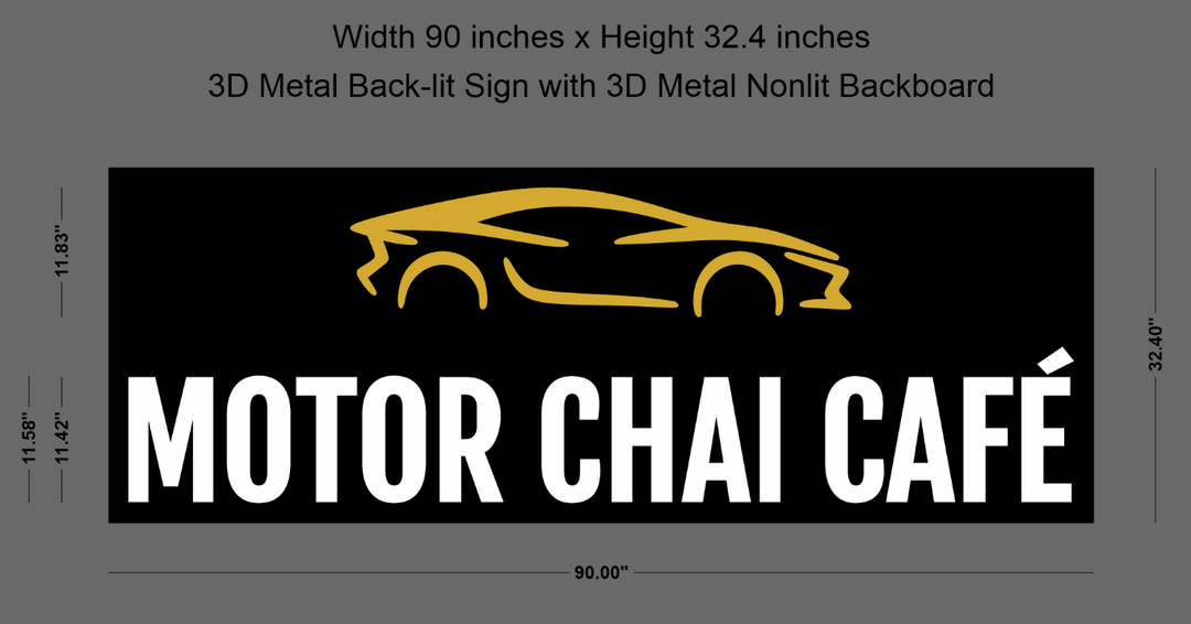 Payment link for remaining payment of 90x32.4 inches sign for Muhammad Siddiqui