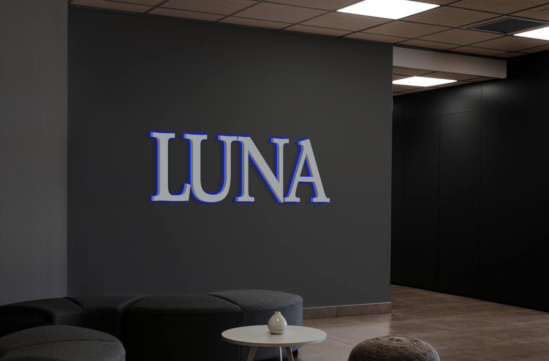 3D Metal Backlit Sign for Jesus Sosa