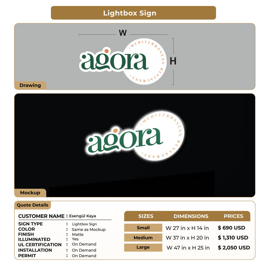 Custom Signs for Esengül Kaya