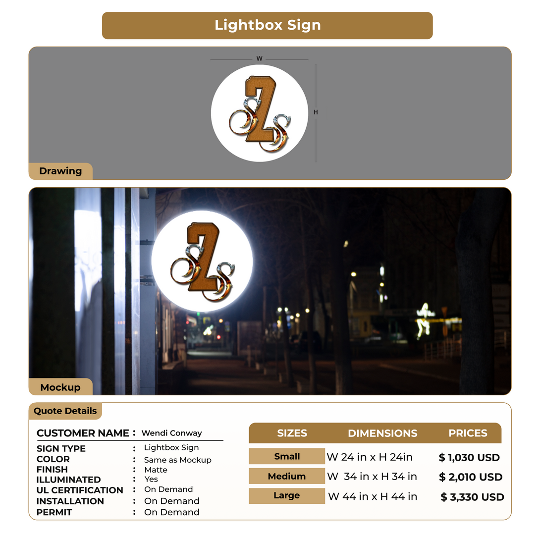 Custom Signs for Wendi Conway