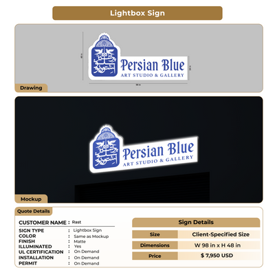 Custom Signs for Rast