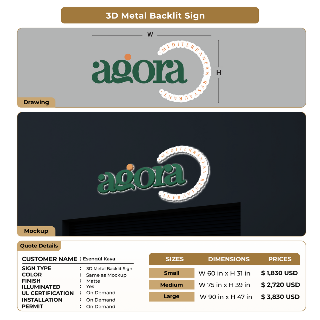Custom Signs for Esengül Kaya