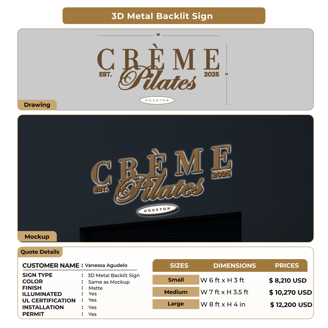 Custom Signs for Vanessa Agudelo