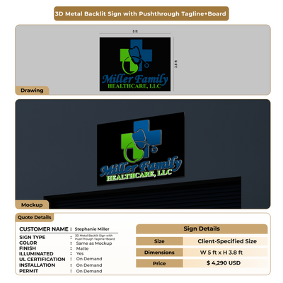 Custom Signs For Stephanie Miller