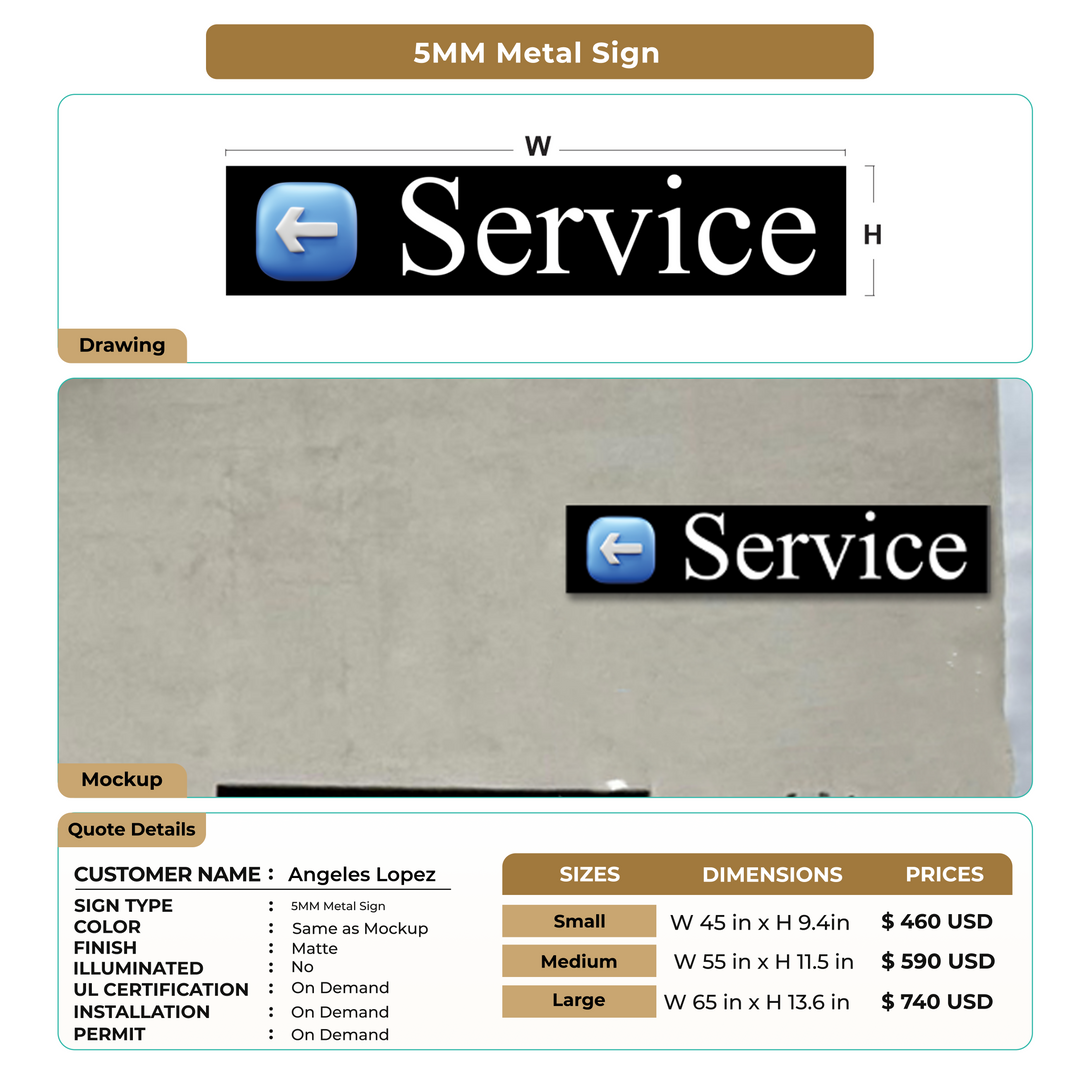 Custom Signs for Angeles Lopez